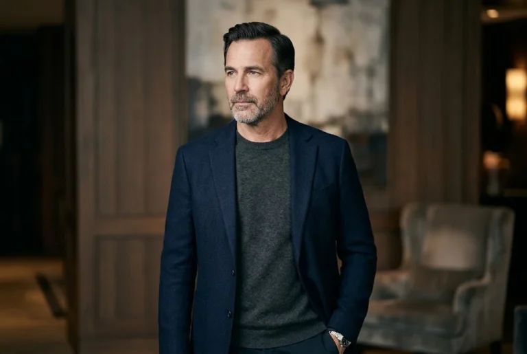 Kevin Selleck in a professional celebrity biography portrait