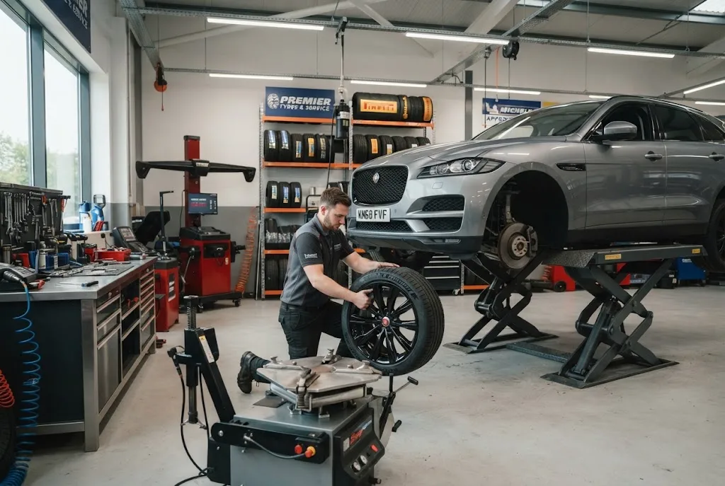 Tyre services in the UK including professional tyre fitting and maintenance