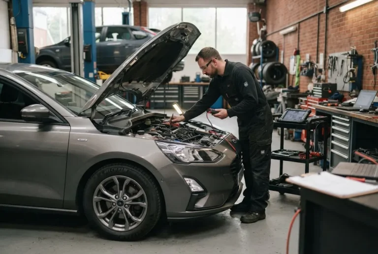 Vehicle Inspection UK: Pre-Purchase Checks Explained Vehicle inspection for a used car before purchase in the UK
