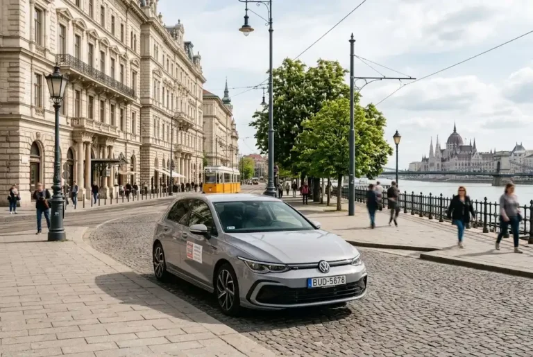Car rental Budapest near the historic city centre